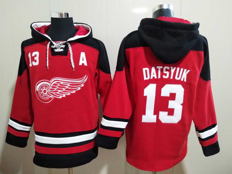 Red Wings 13 Pavel Datsyuk Red All Stitched Pullover Hoodie,We sell and wholesale Red Wings 13 Pavel Datsyuk Red All Stitched Pullover Hoodie on line form chian!